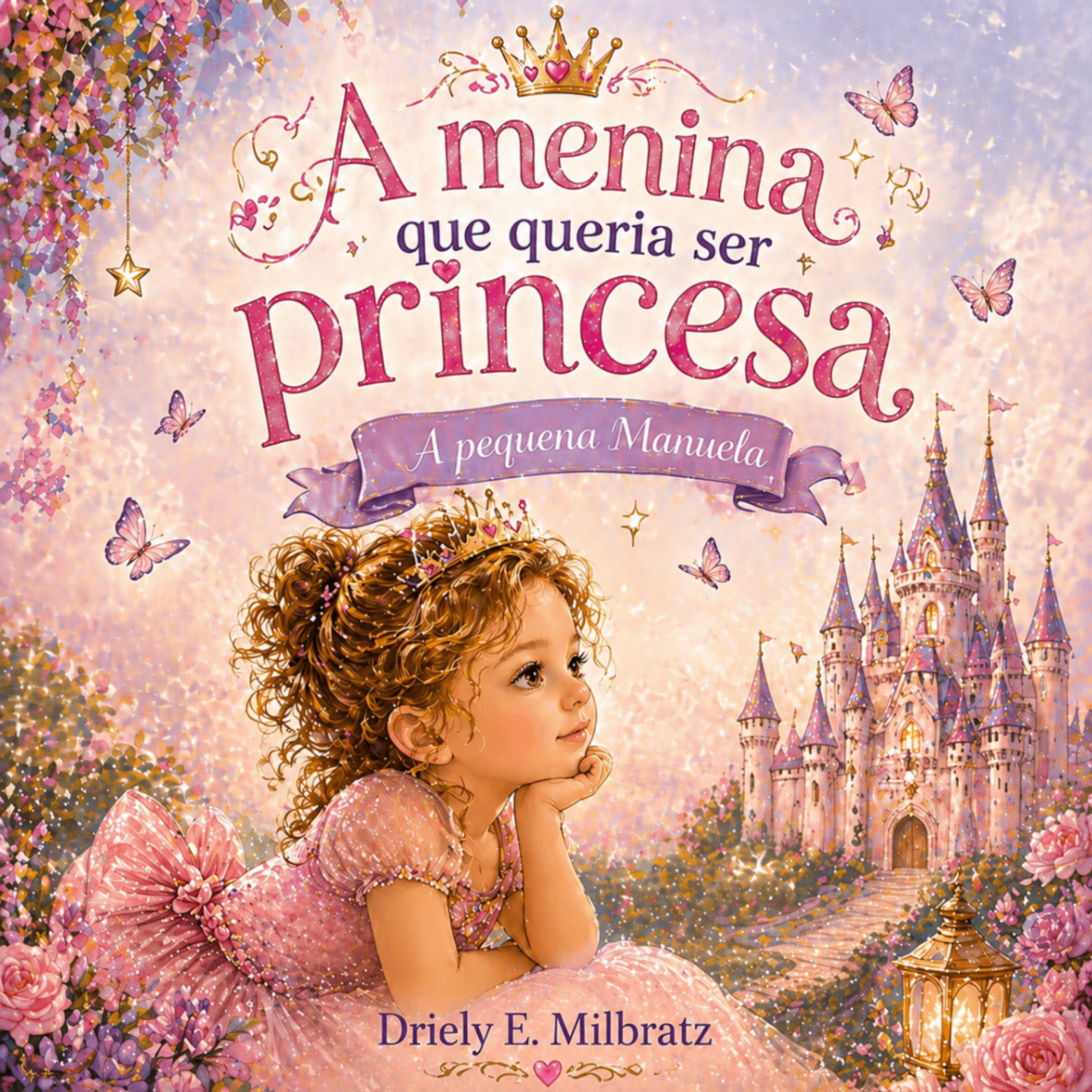 Capa do livro A menina que queria ser princesa